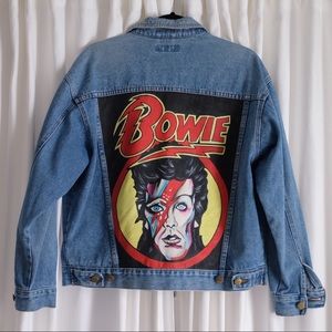 Jean jacket, hand painted David Bowie | M